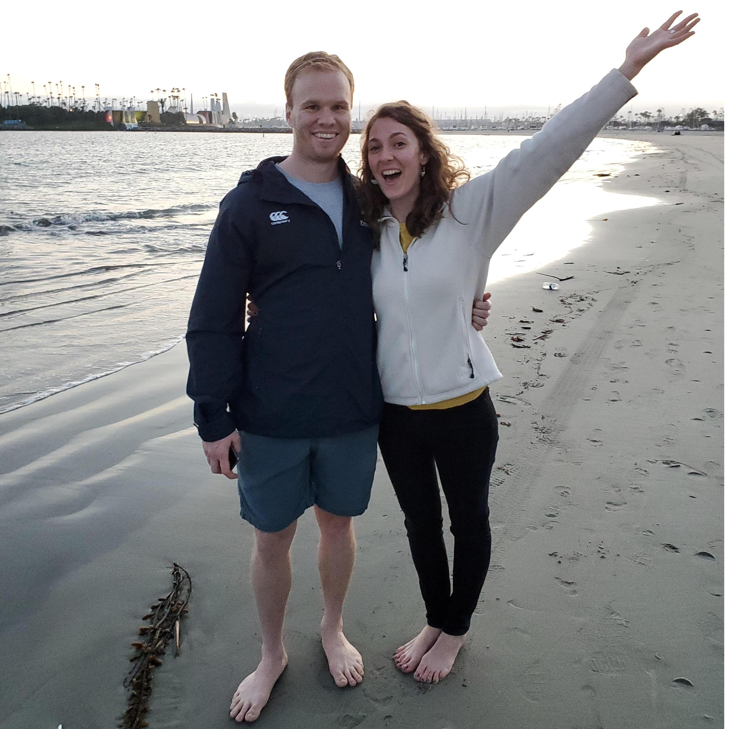 We first moved to Long Beach!
