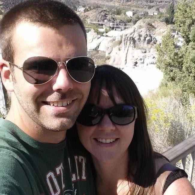 This is the first picture of both of us together, 2013.