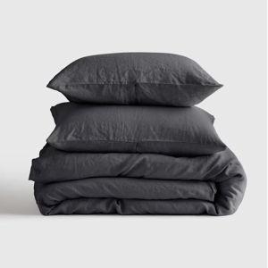 Linen Duvet Cover Set | Quince in Charcoal