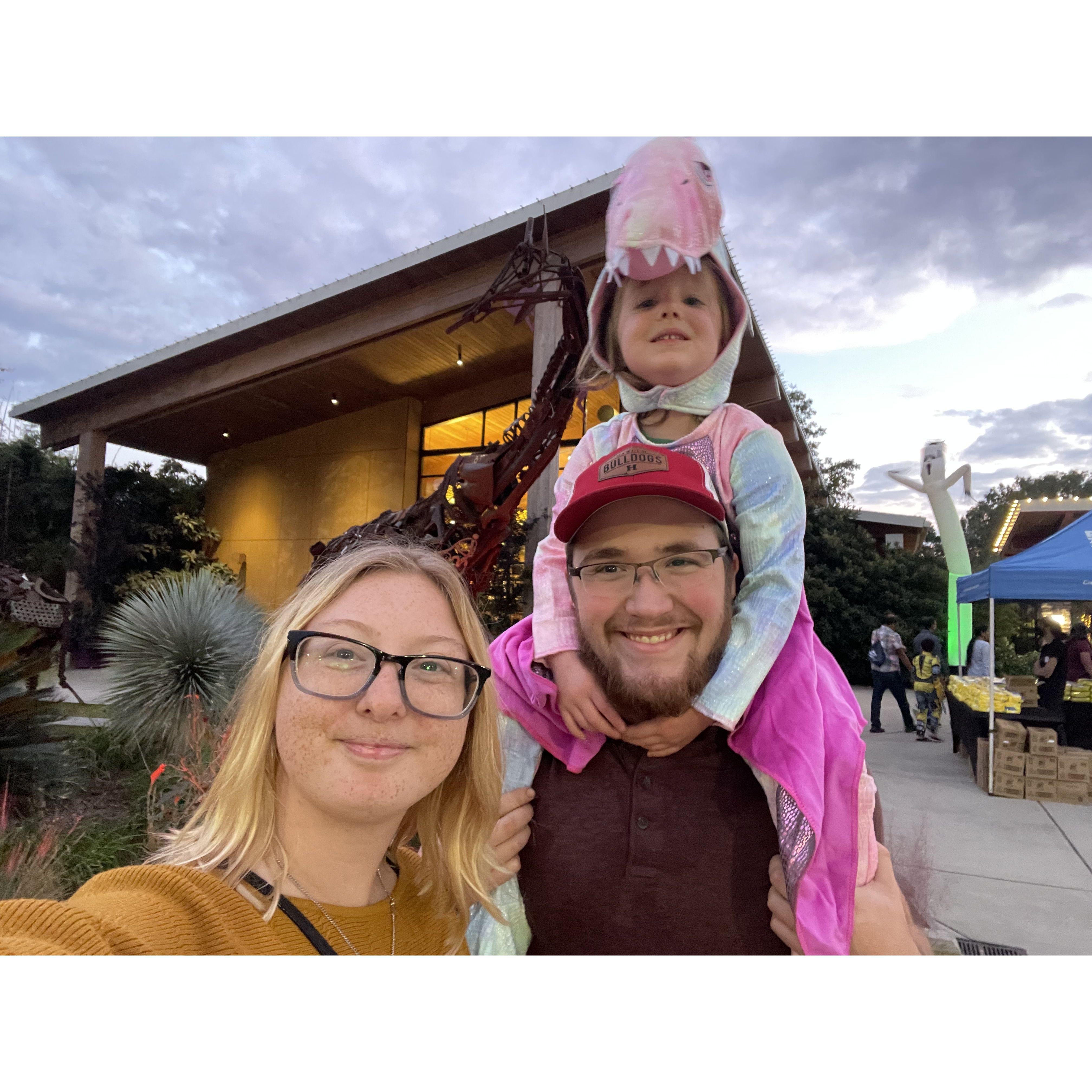 Our first Halloween together! We went to boo at the zoo