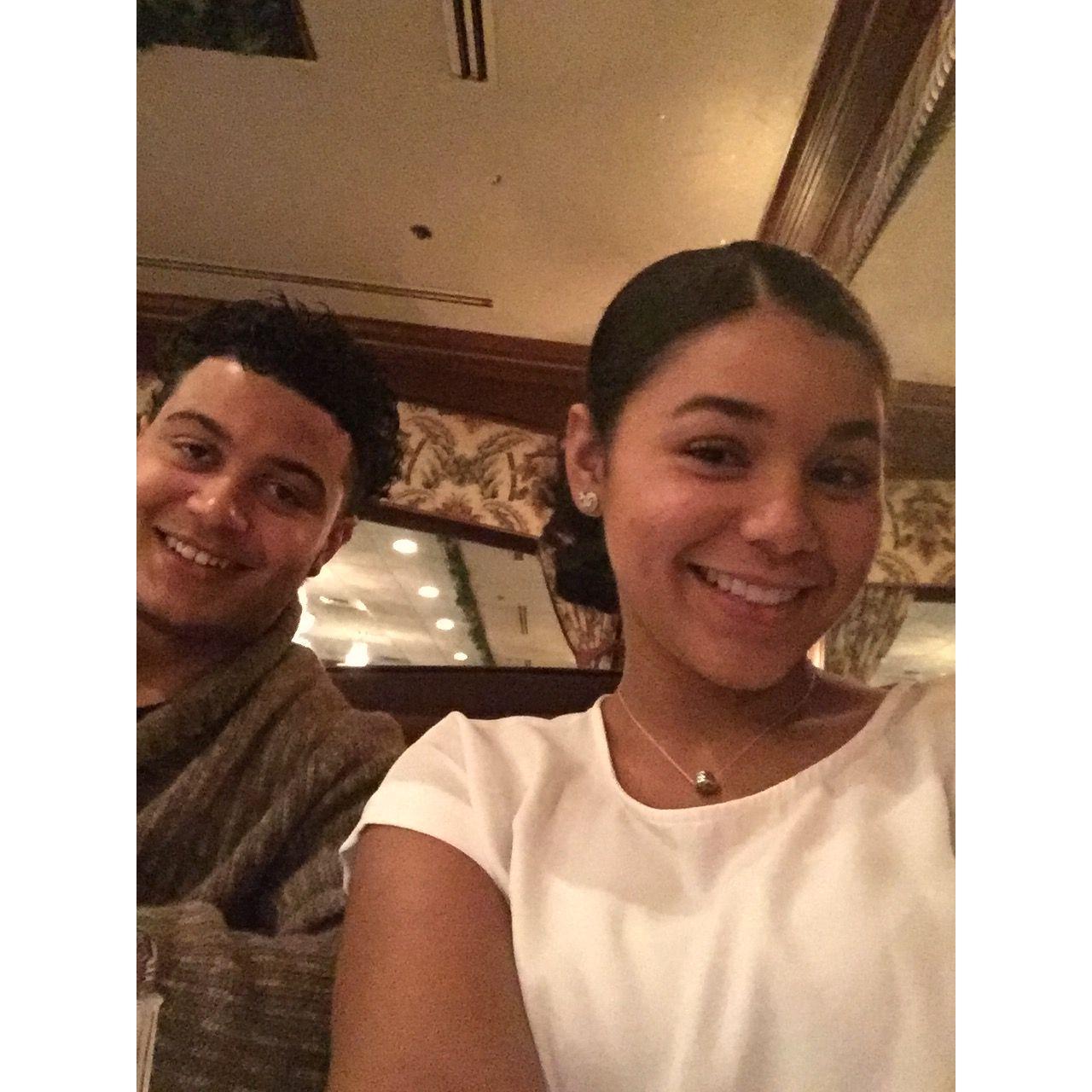 Maurice always taking us to new restaurants 😊