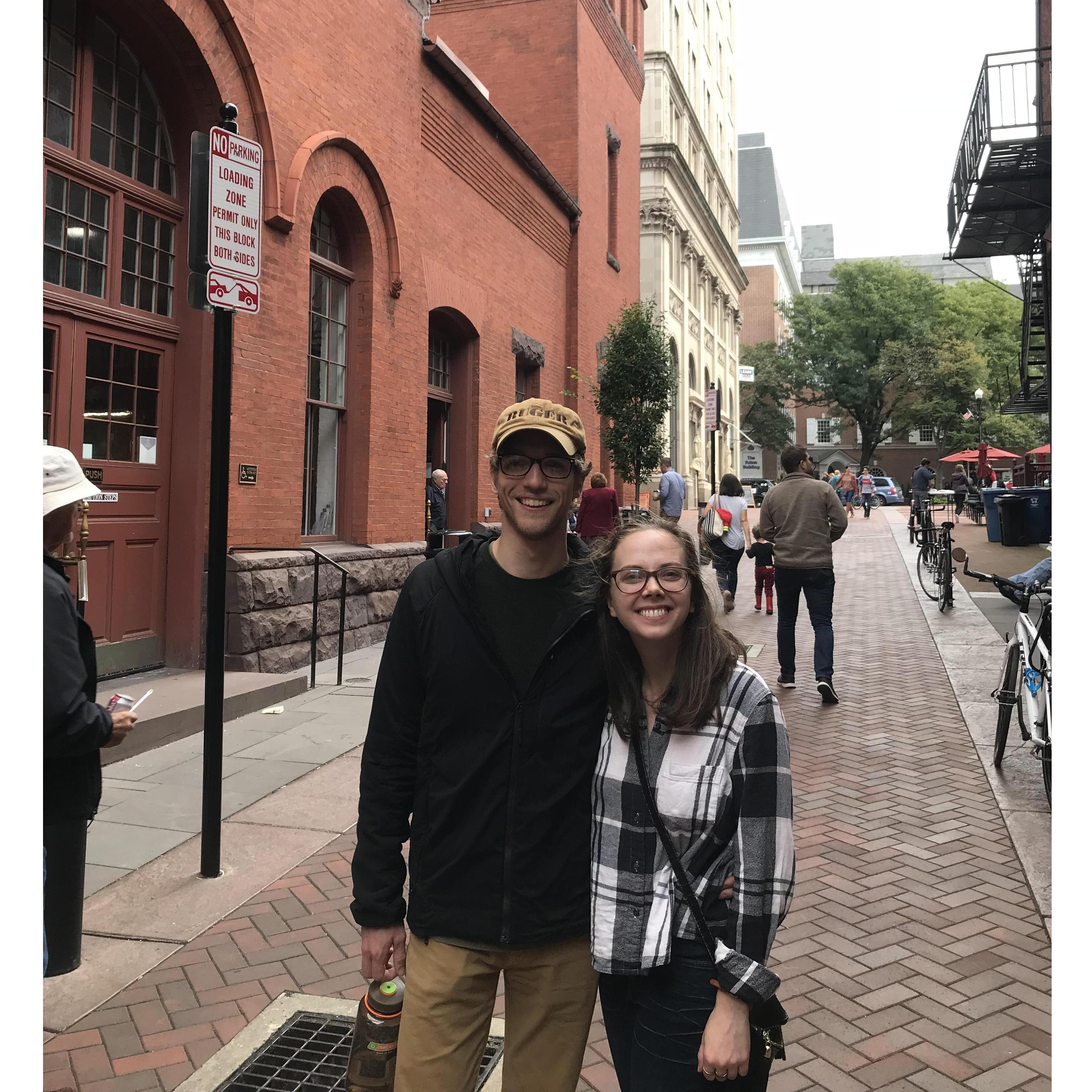 Visiting Lancaster, PA, (where Katie's Mom is from) for a friend's wedding