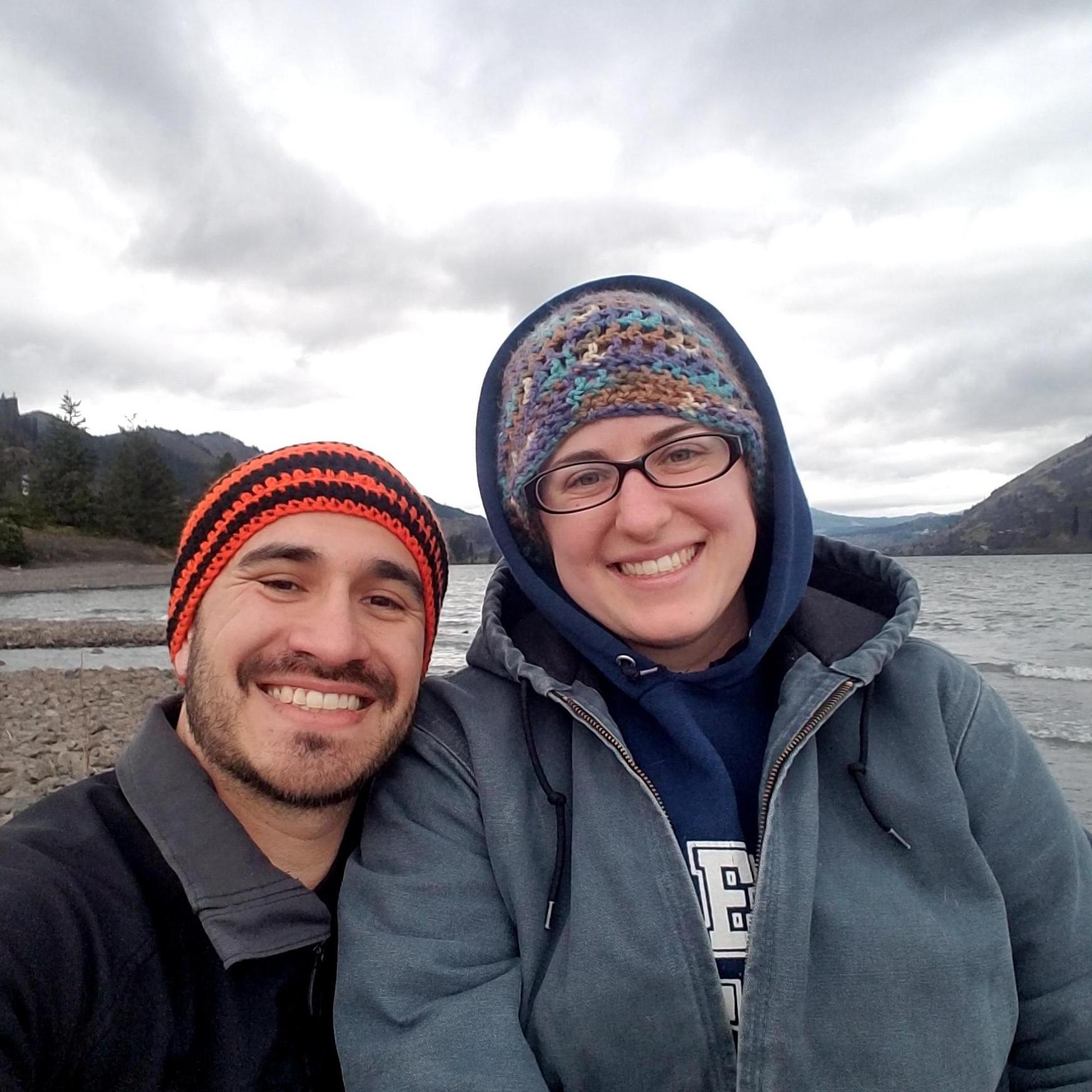 Walking along Rock Creek path in Mosier, March 2018