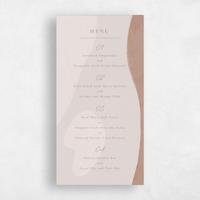 Pink Wedding Menu - Madrid