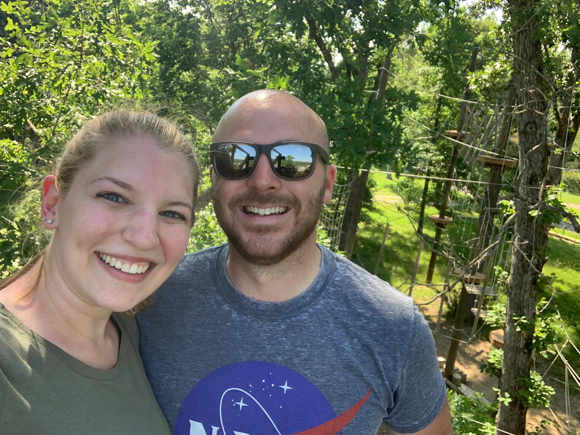High Ropes Course outside of Pigeon Forge