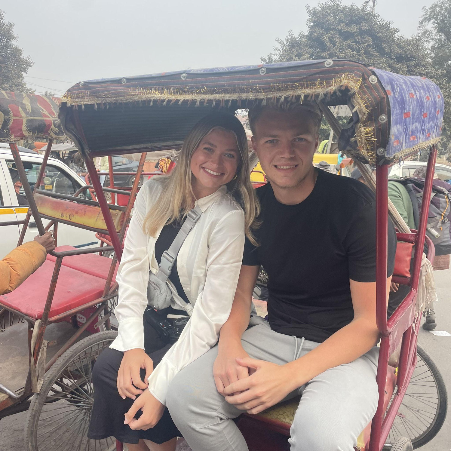 We have taken countless tuktuk rides together. The best ones were in india.
