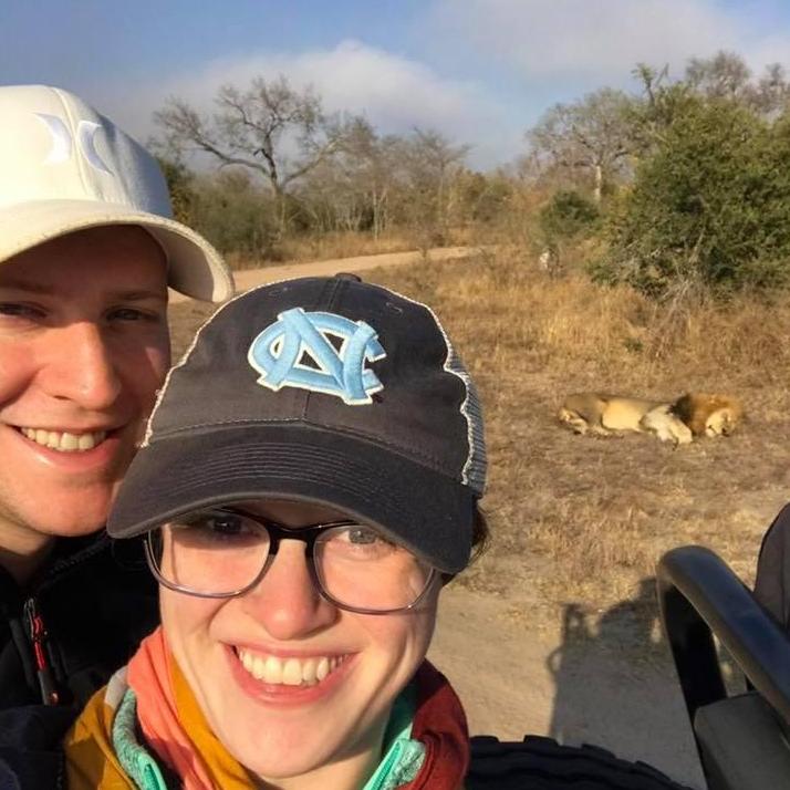 August 2017 - One of our more dangerous selfies while on safari in South Africa