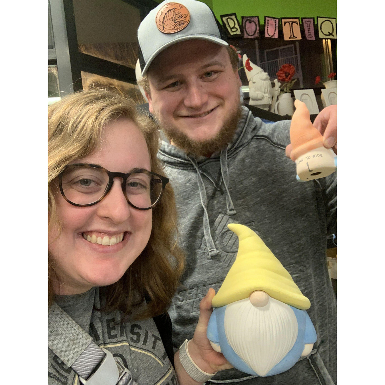 Pottery with Maleah's family
