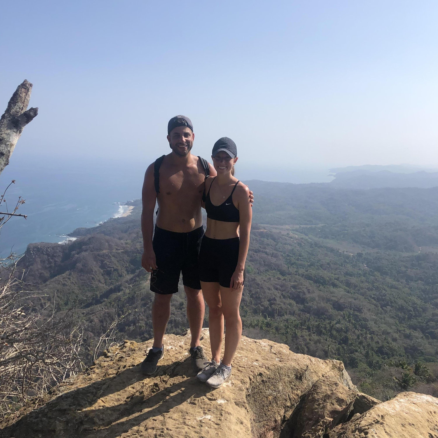 Hiking in Sayulita Mexico in 35 degree heat
