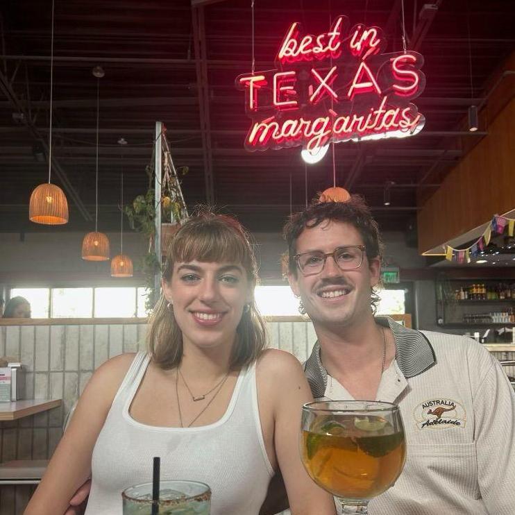 John-Luc went with Grace to Texas for her family Christmas party. Yes, the margaritas were that good!