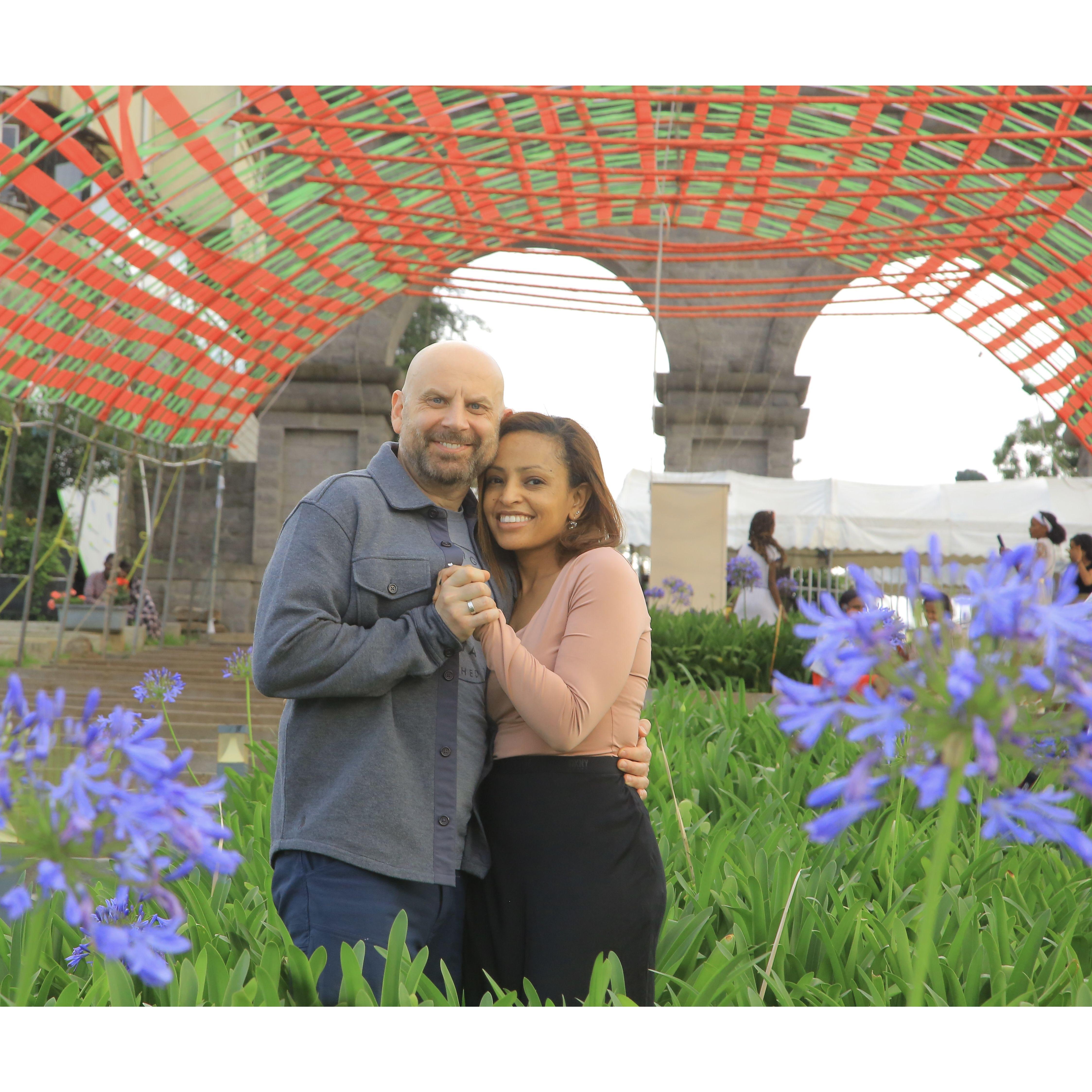 Our first of many trips to Ethiopia