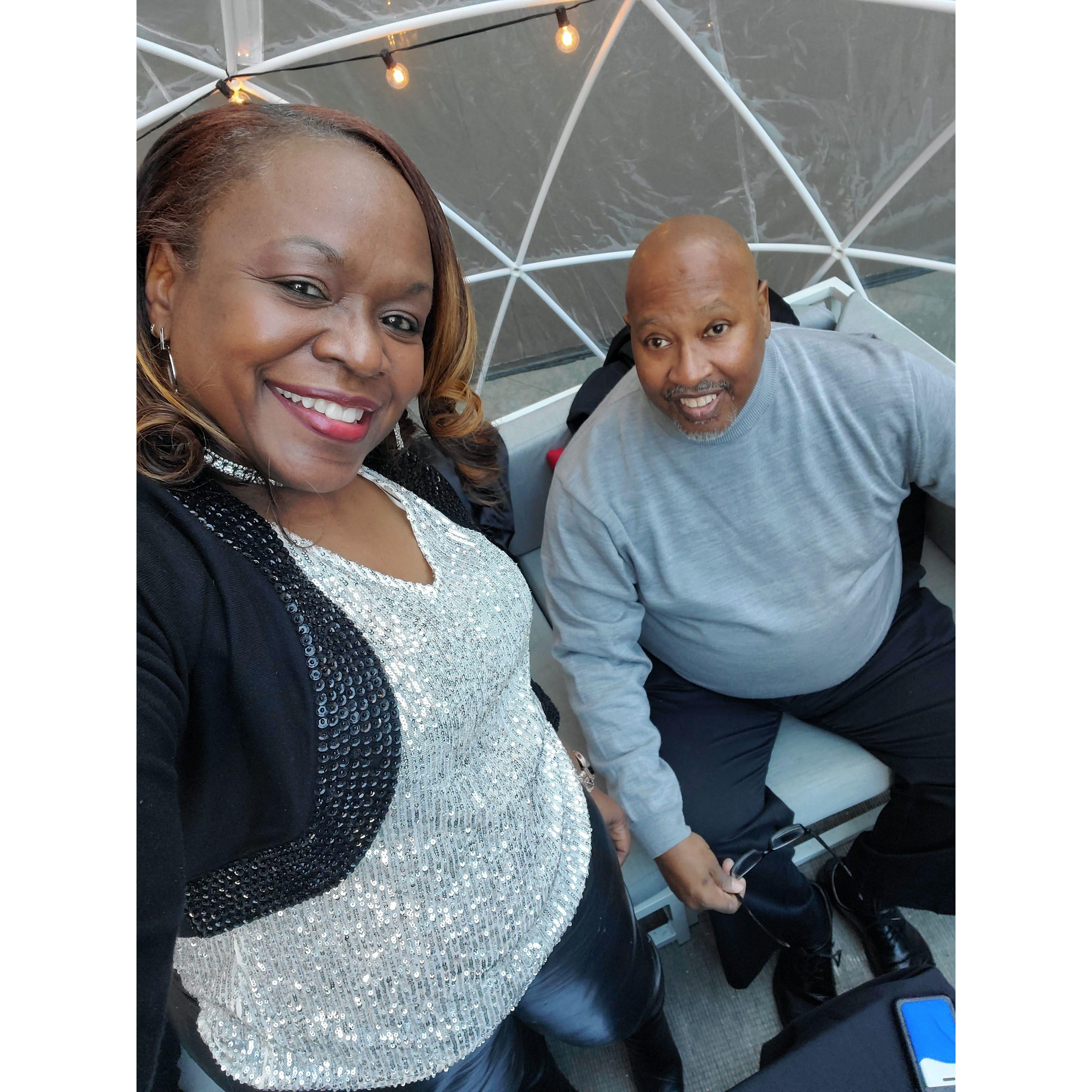 His Roof Top birthday celebration