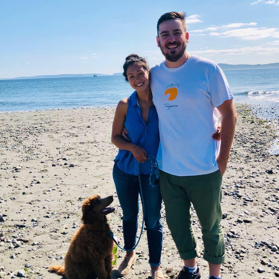 Discovery Park w/ puppy George, Summer 2019