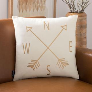 Compass Throw Pillow