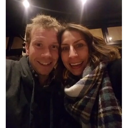 Amanda's eyes are dilated in this photo. Ask John why.