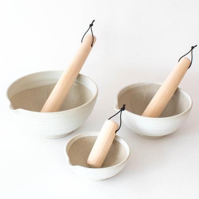 Katakuchi Suribachi & Surikogi Set - Mortar and Pestel
