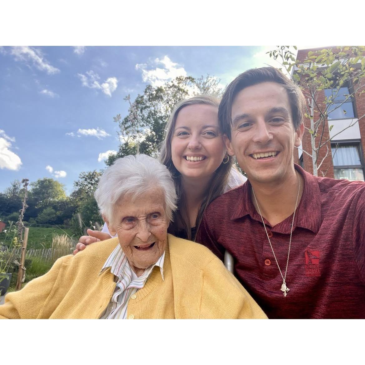 Visiting Simon's Oma in Belgium