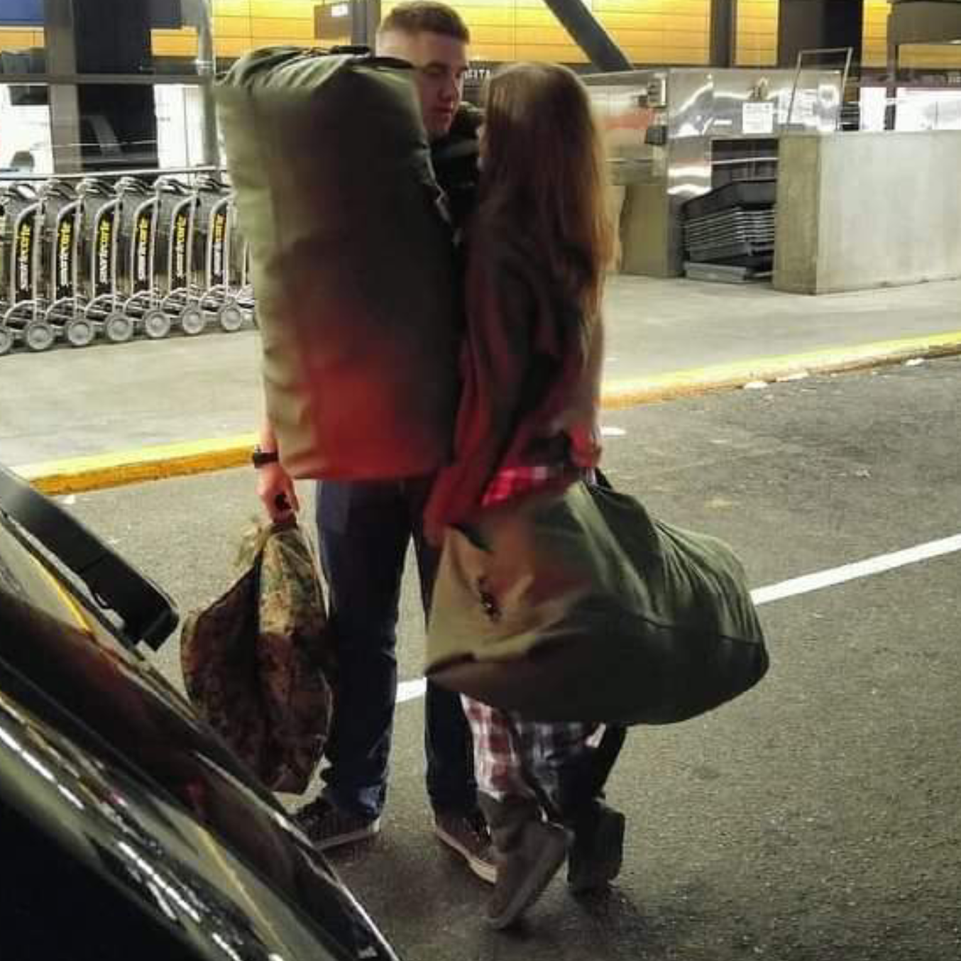 Time went by too fast. I was dropping James off at the airport, so he could fly to Japan. We were supposed to see each other in 3 more months. We had no idea it would be 9 months apart instead.