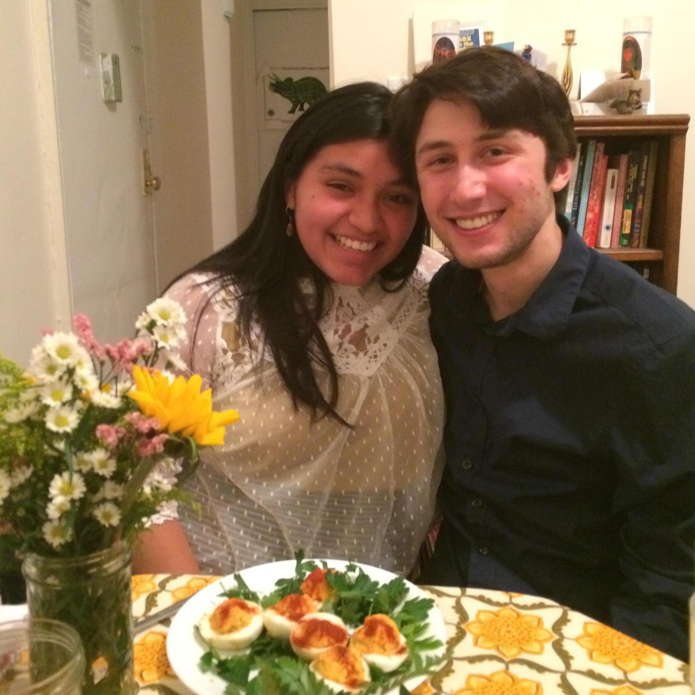 Our first Passover - Groom's Harlem Apartment