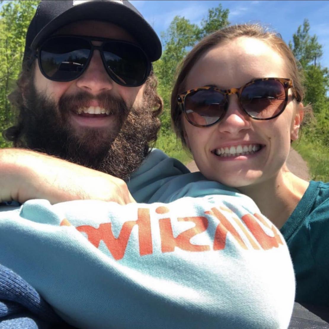 Family hike after the proposal