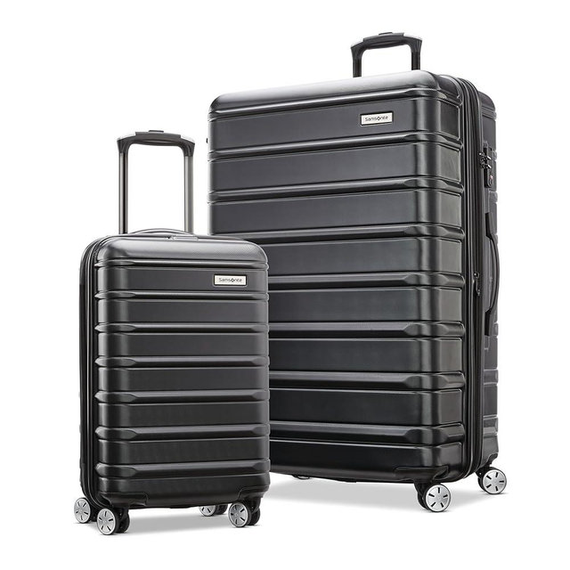 Samsonite Omni 2 Hardside Expandable Luggage with Spinner Wheels, Midnight Black, 2-Piece Set (19/28)