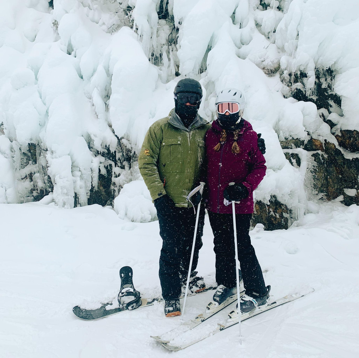 First time together in Jay Peak, VT