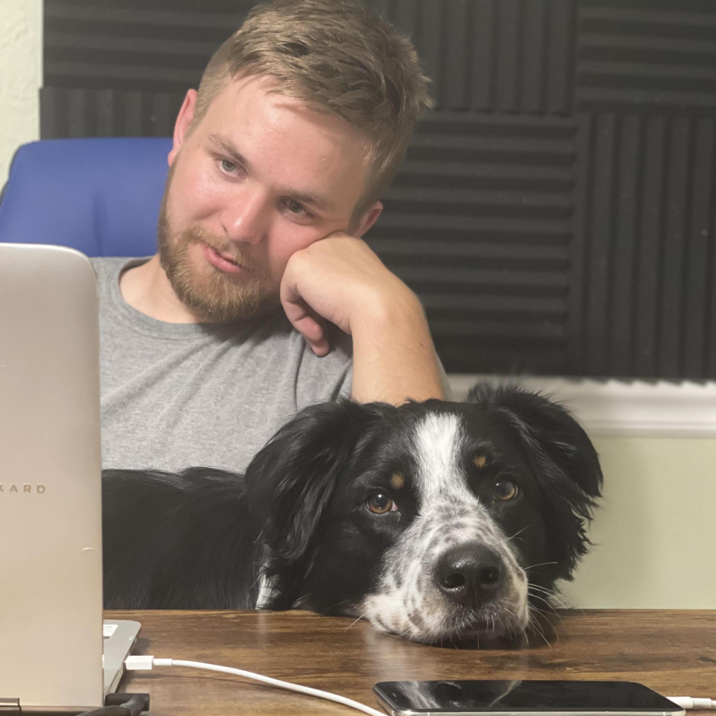He's our school support dog...