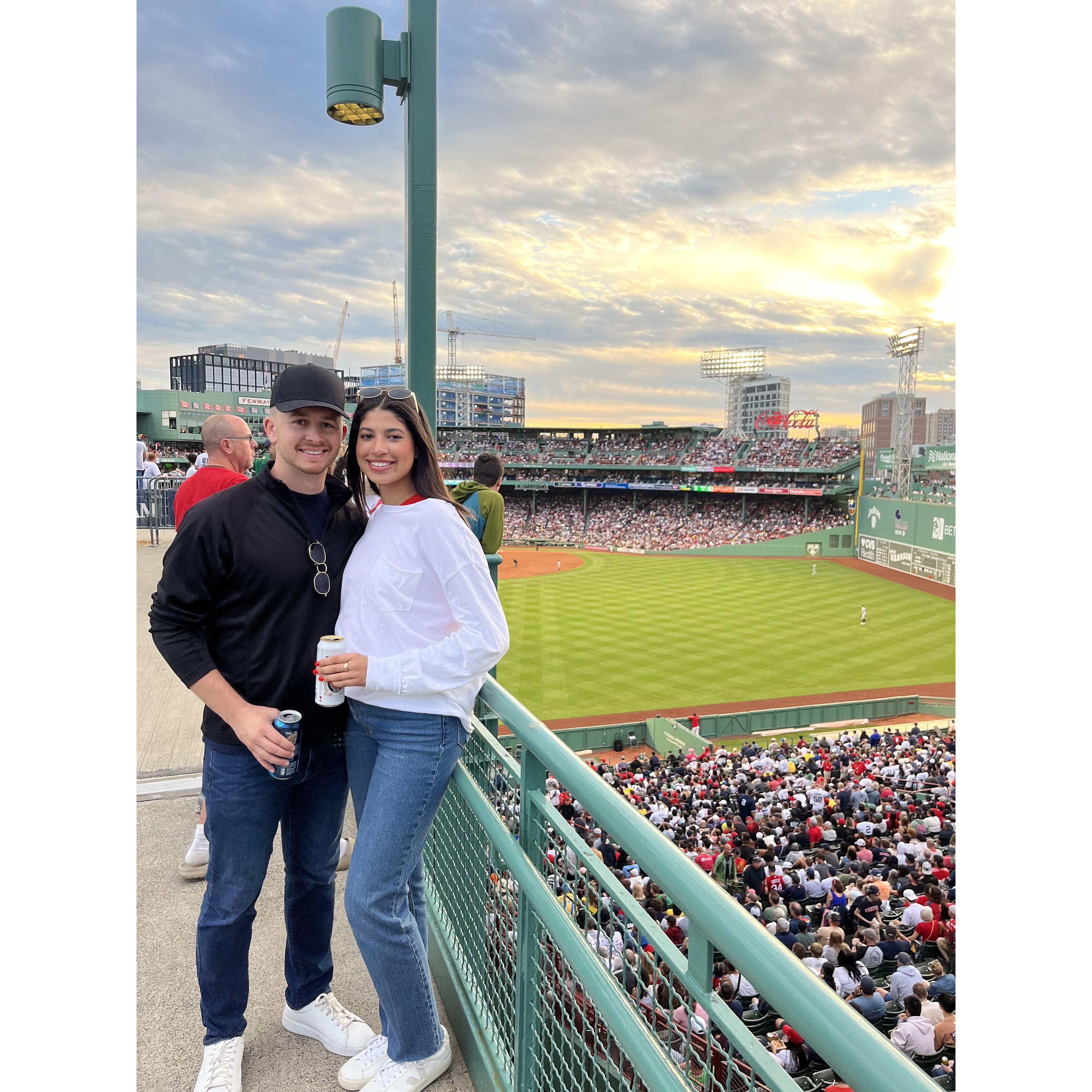 Our first time in Boston!