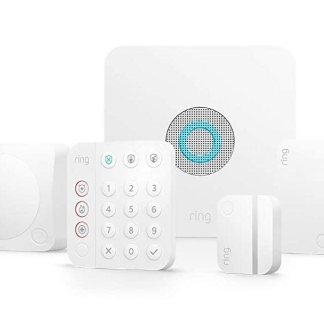 All-new Ring Alarm 5-piece kit (2nd Gen) – home security system with optional 24/7 professional monitoring – Works with Alexa