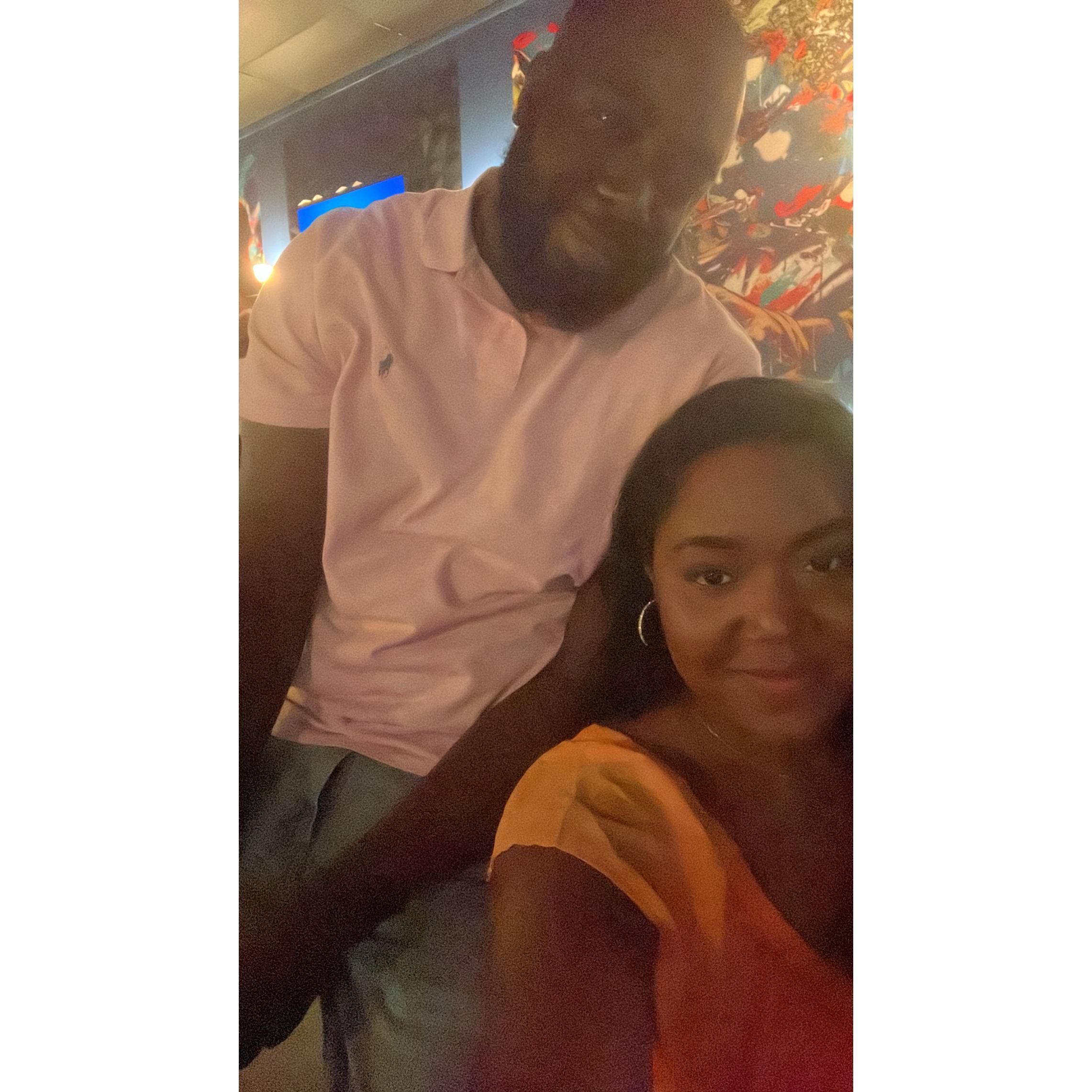 July 13, 2023 — Charles took Yolanda to Smokey Bluezz for great live music.  It was after this date that Yolanda felt that Charles would finally be her home — shhhh she didn’t tell him just yet.