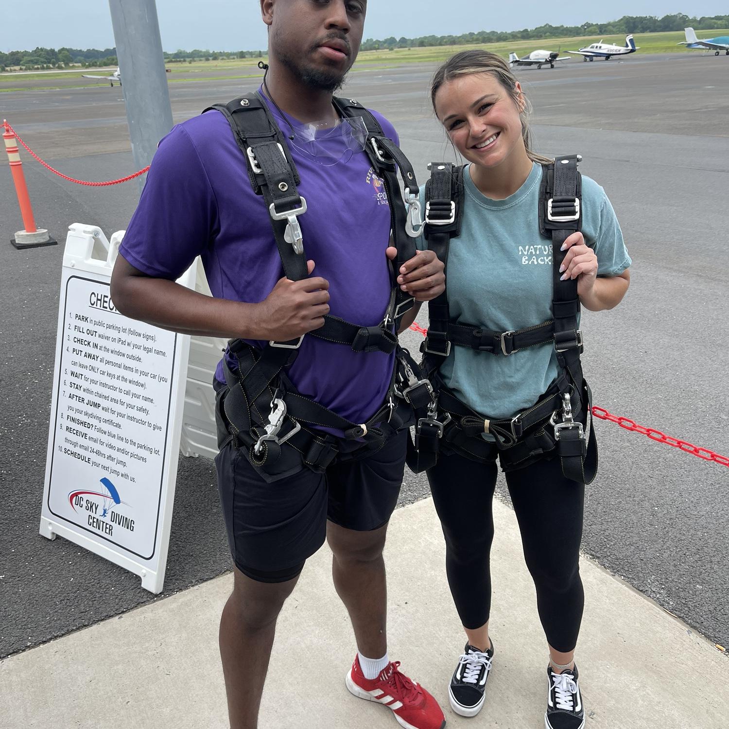 Our first big adventure together! A day we will never forget 😅