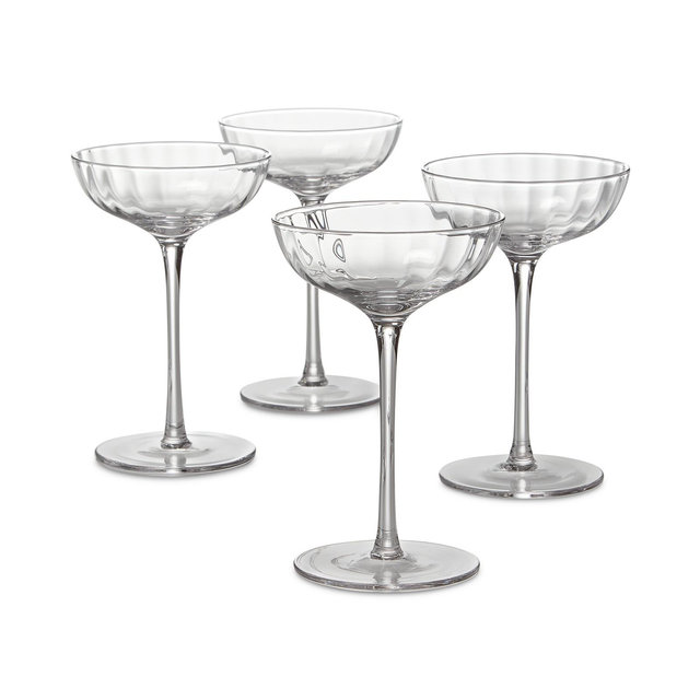 The Cellar Optic Coupe Glasses, Set of 4, Exclusively at Macy's