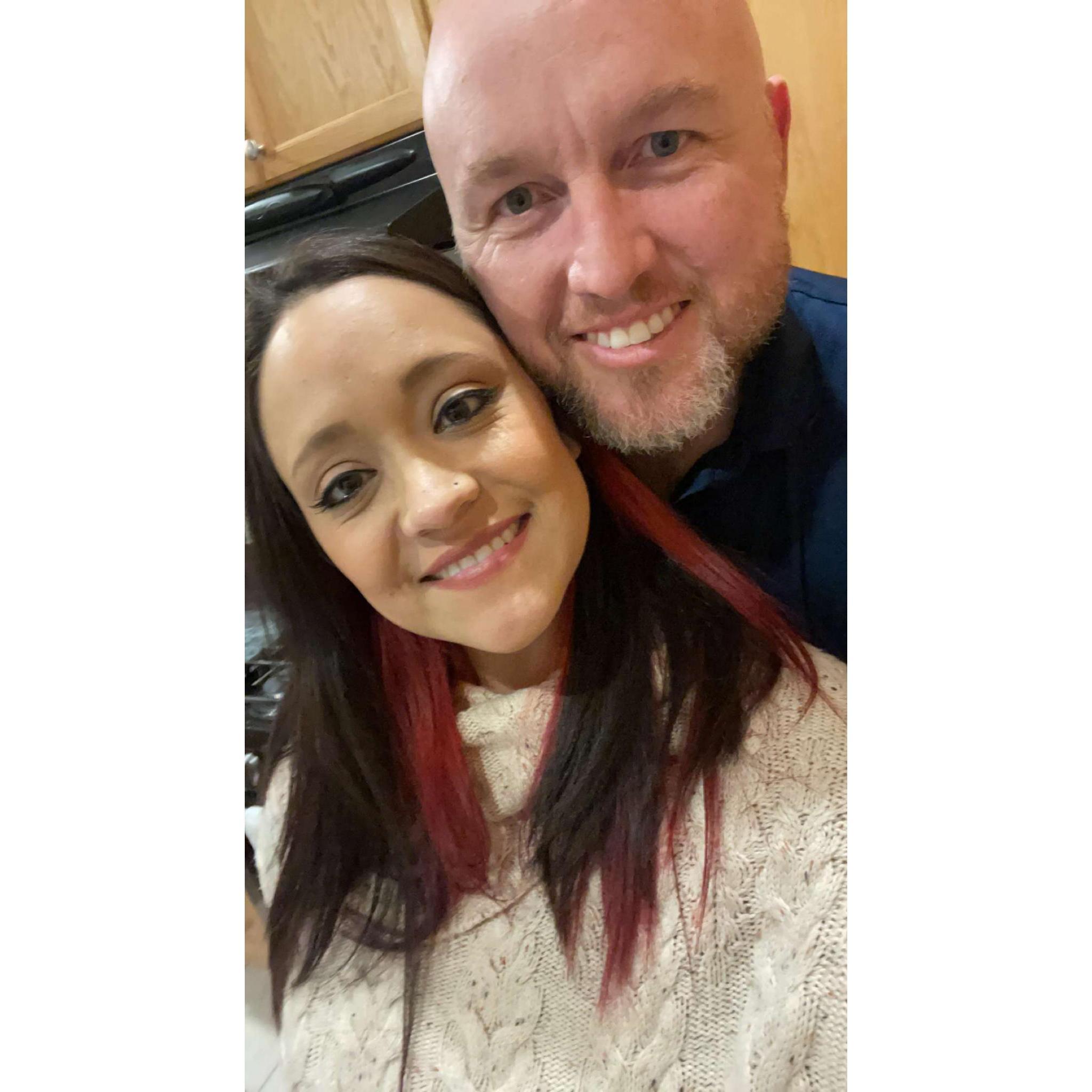 Our first picture together.