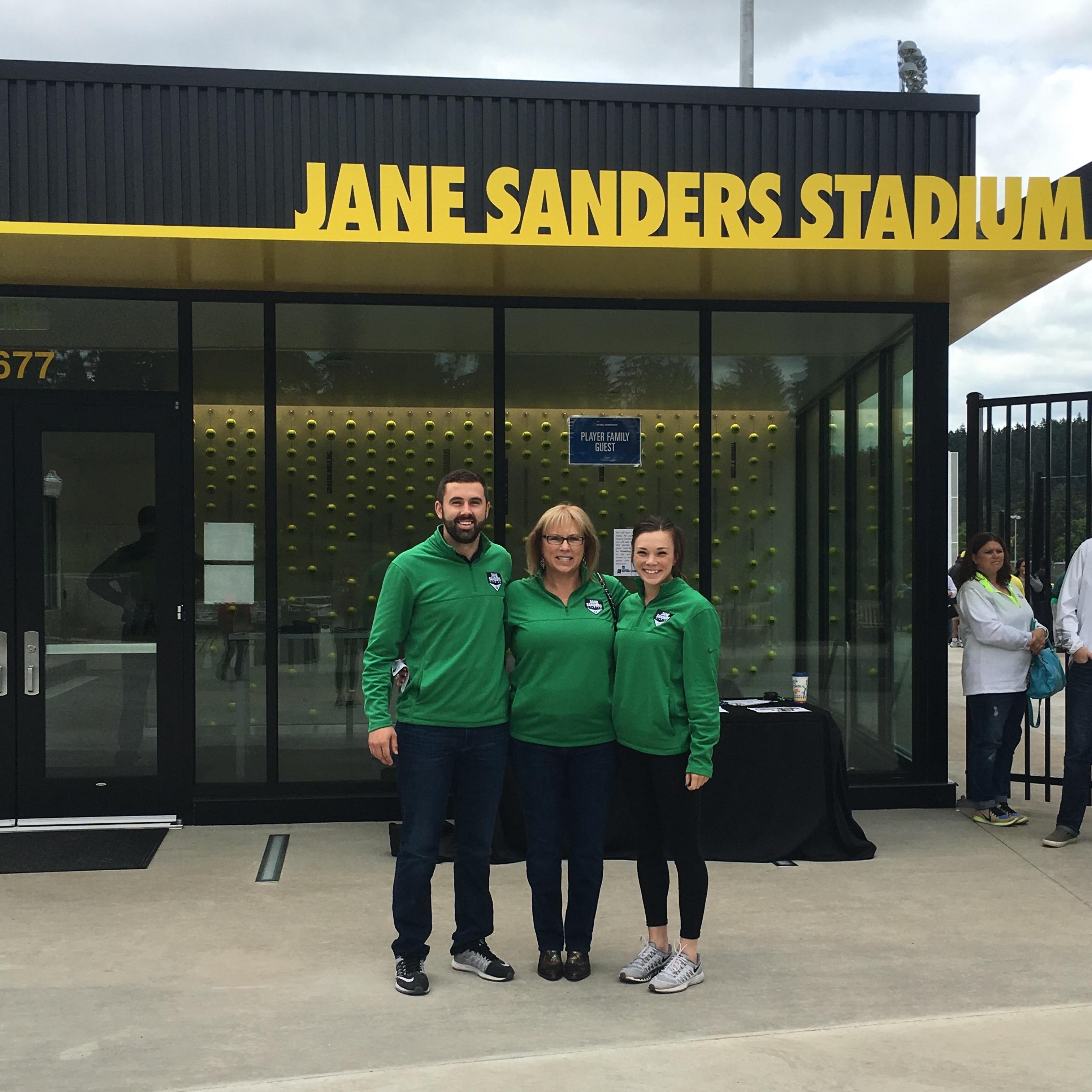 "The Jane" Sanders Stadium with Molly!