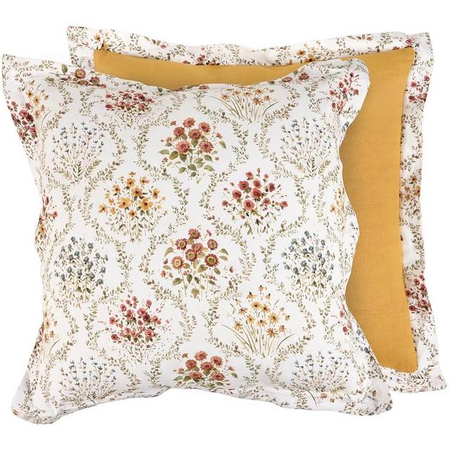 Primitives by Kathy Pillow Wildflowers, 20" x 20", Fall Multicolor