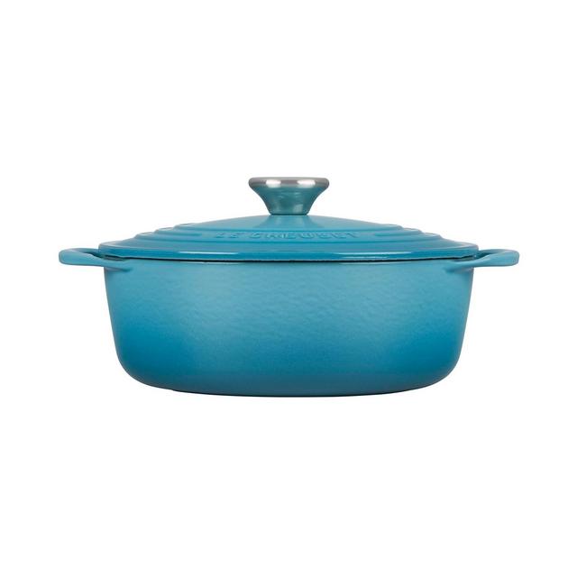 Blue Damask Crock Pot Classic Manual Control 2.5 Quarts Round