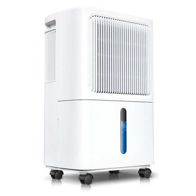 2,500 Sq.Ft Dehumidifier for Basement with Drain Hose, MAX 34 Pint Dehumidifiers for Home with 3 Modes, Smart Humidity Control & Display, 24HR Timer, Auto Defrost for Large Room, Bathroom,Bedroom