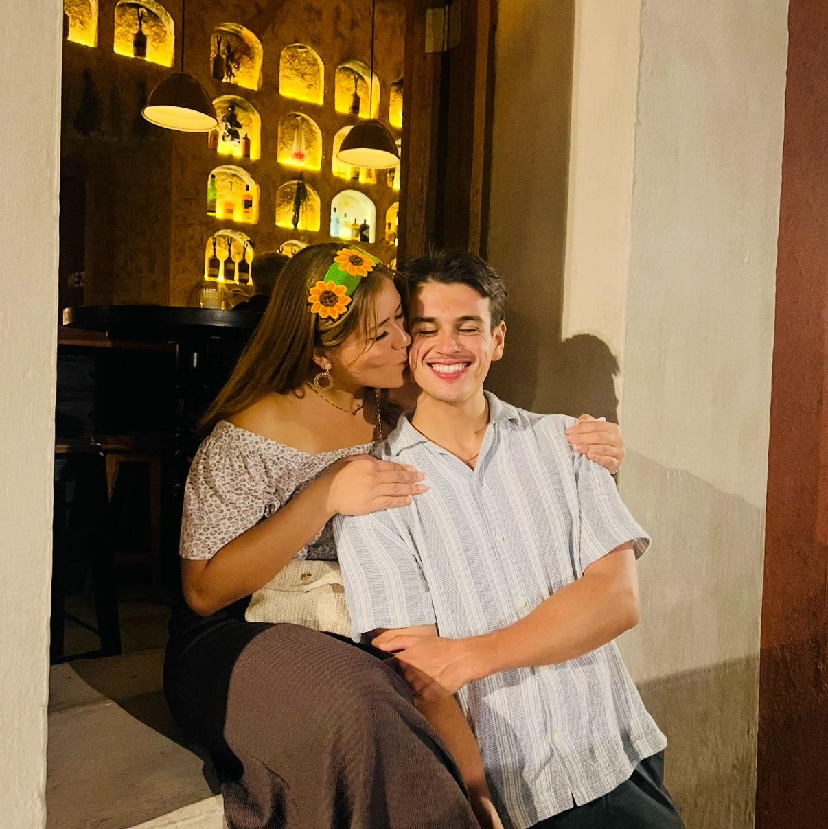 Captured in the beautiful city of Oaxaca, this photo reflects a special time in their journey together surrounded by color, culture, and the quiet charm that makes this place unforgettable.