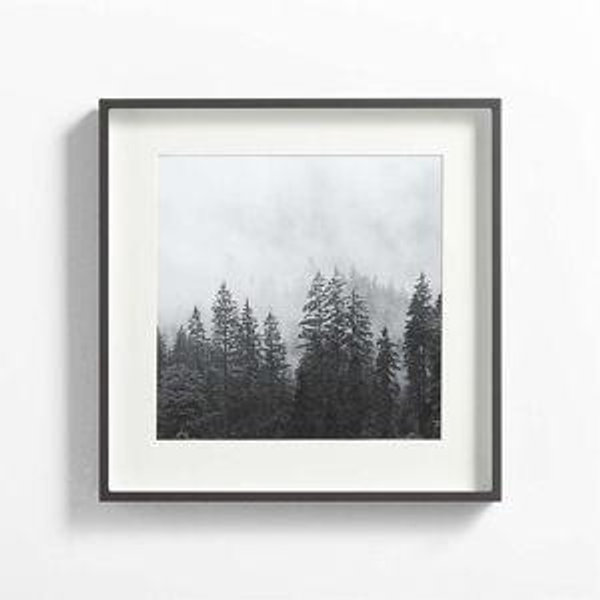 Brushed Black 11x11 Picture Frame + Reviews | Crate & Barrel