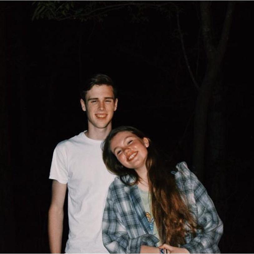 april 2019 - throwback picture to us a couple months into dating!