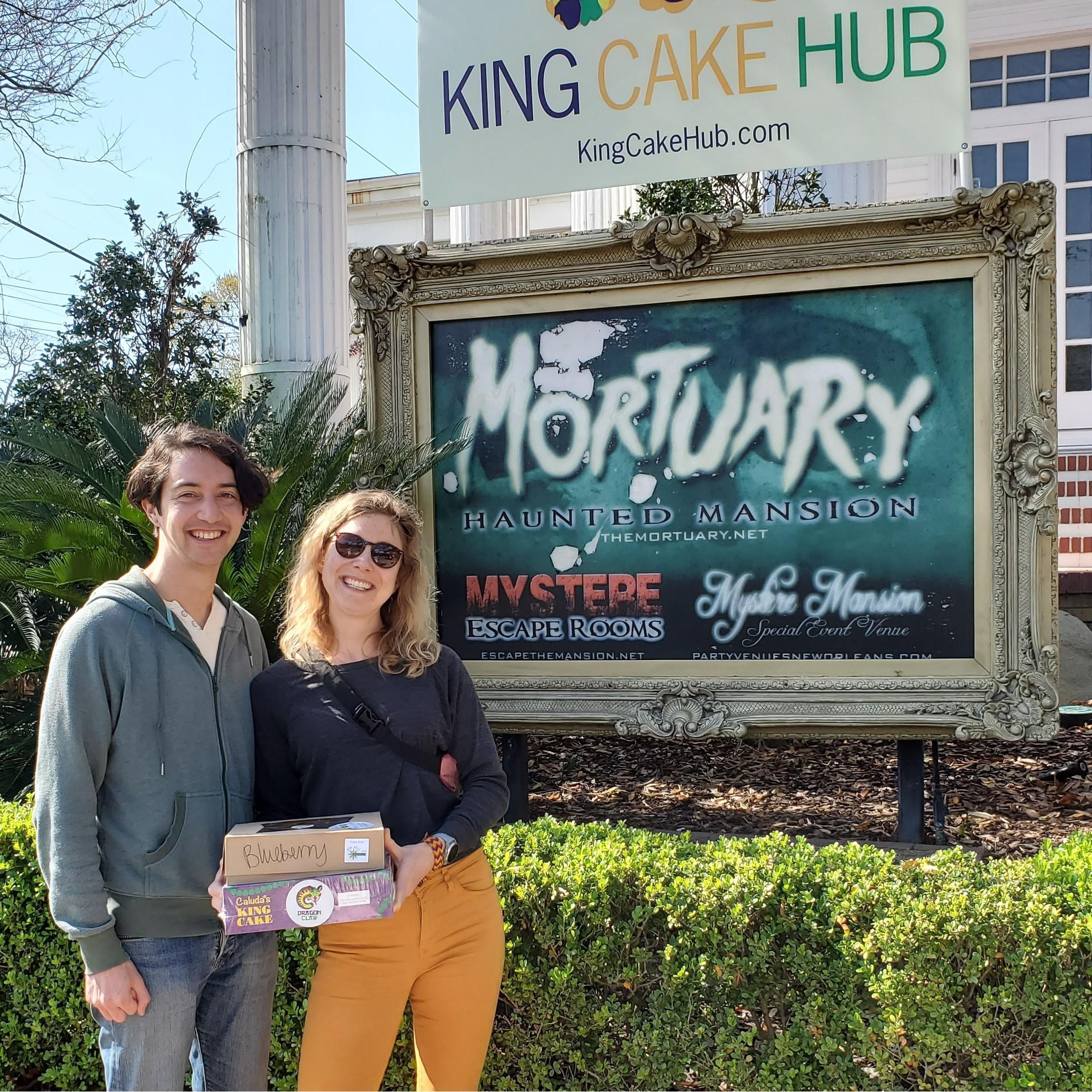 King cake - a Mardi Gras favorite!