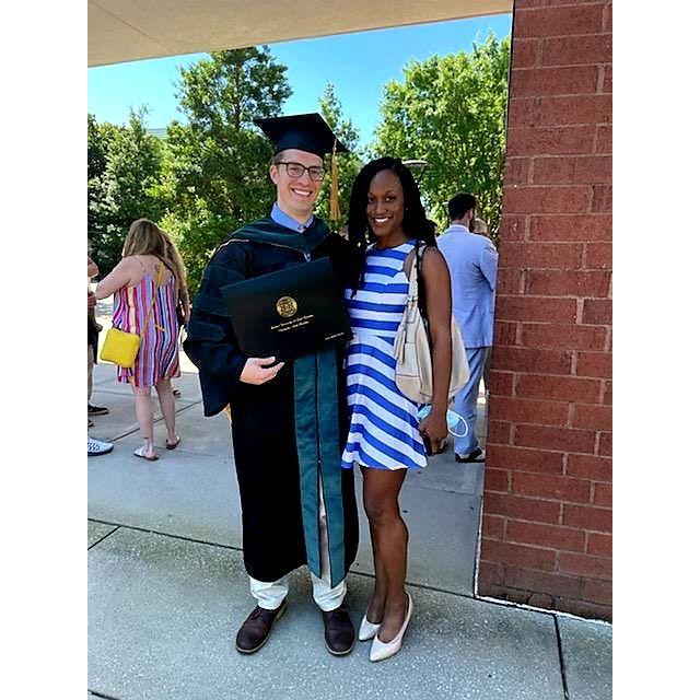 Tyler's big graduation day with his DPT 2021