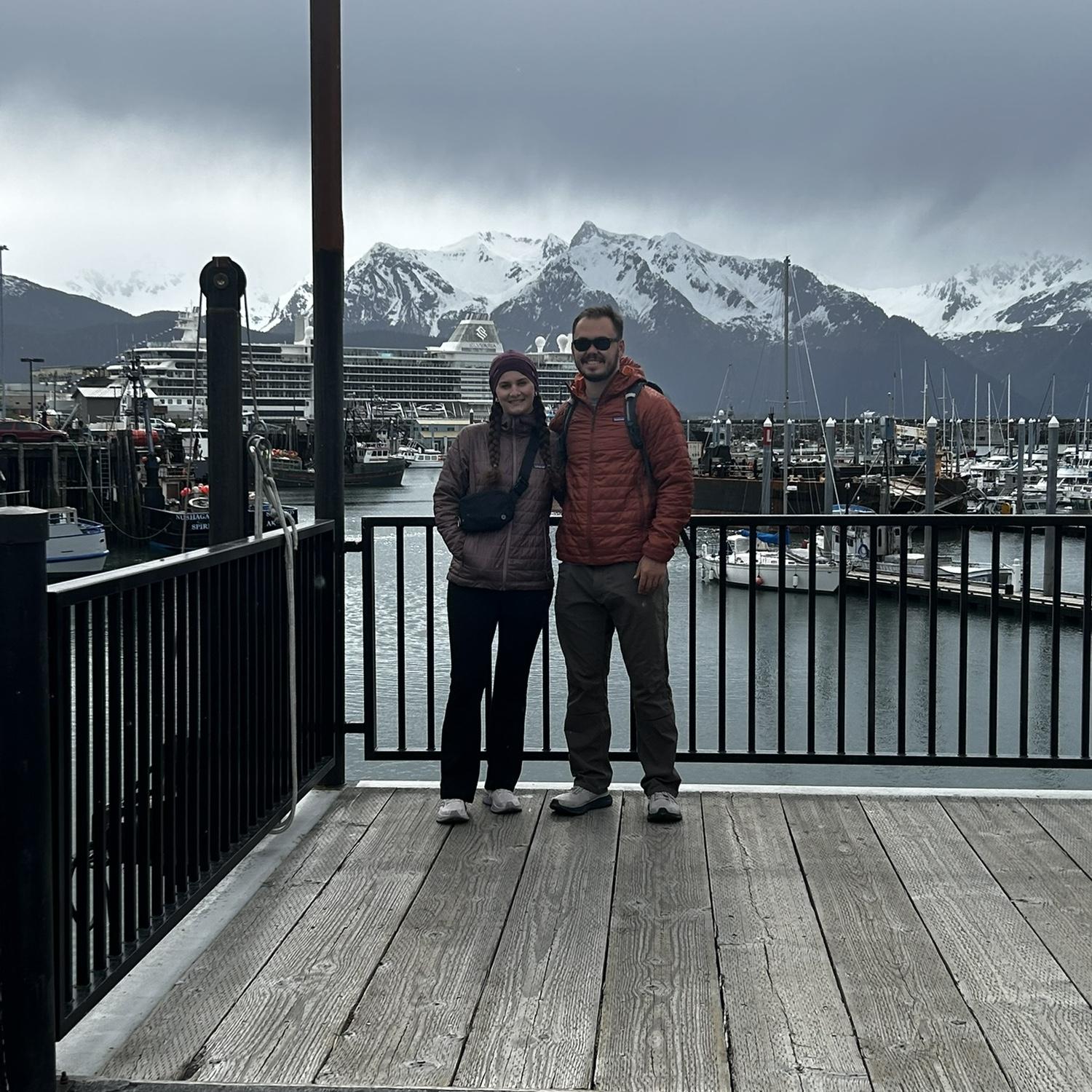 Bridger and Jessie in Seward, AK