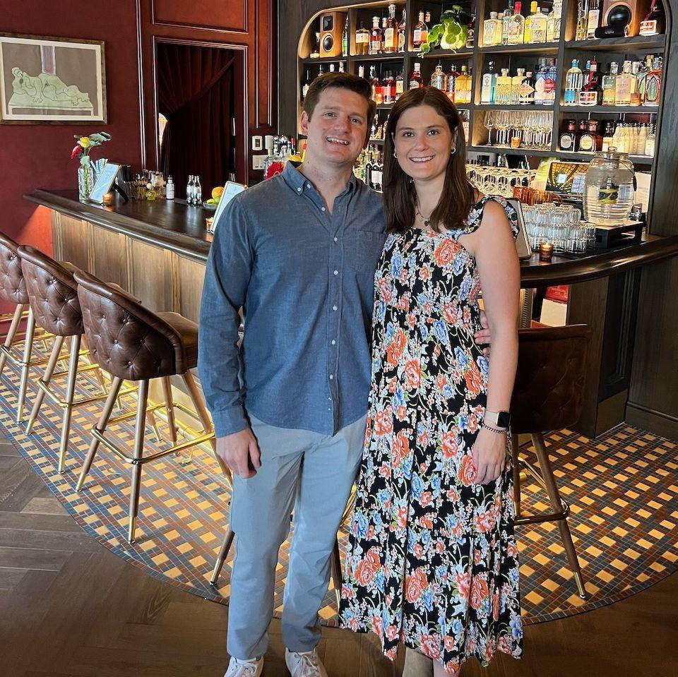 Claire's engagement party