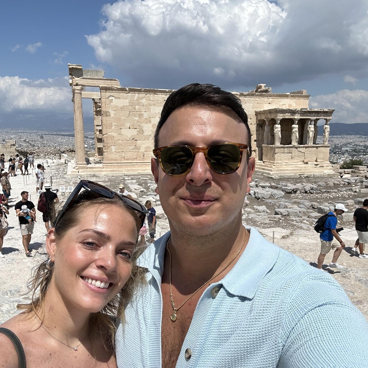 Going to the acropolis mid-day mid-summer was a very, very bad decision. If you do go, I'd say either go super early when it first opens, or later. And, bring ice cold water.