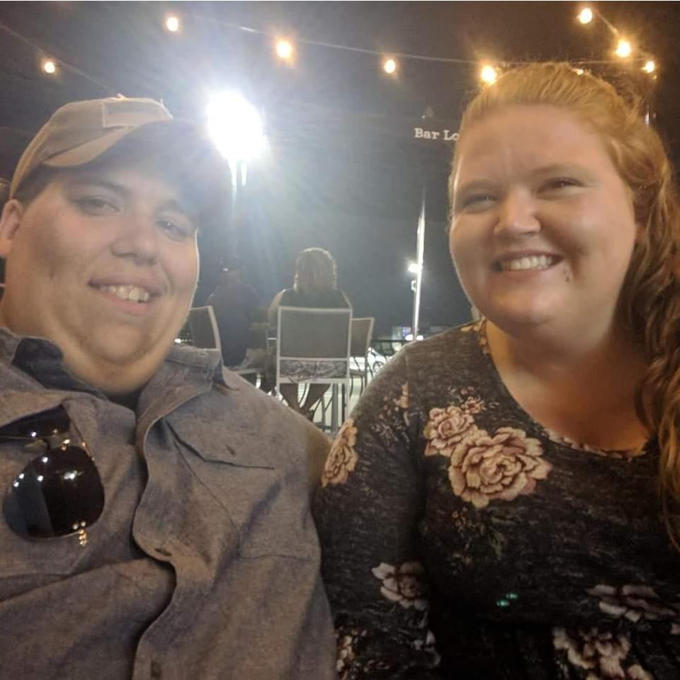 This was the first picture we took together! It was taken on our 3rd date when I met Brandon's friends!