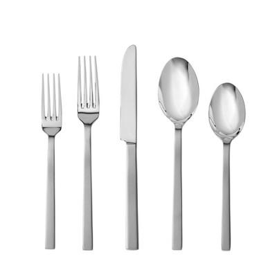 20pc Stainless Steel Viggo Silverware Set Satin - Fortessa Tableware Solutions