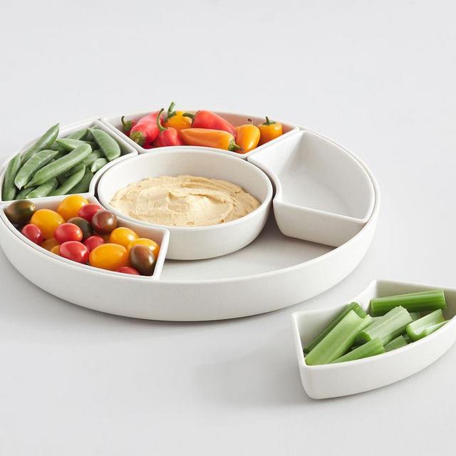 Mason Modern Melamine Multi-Sectioned Serving Platter