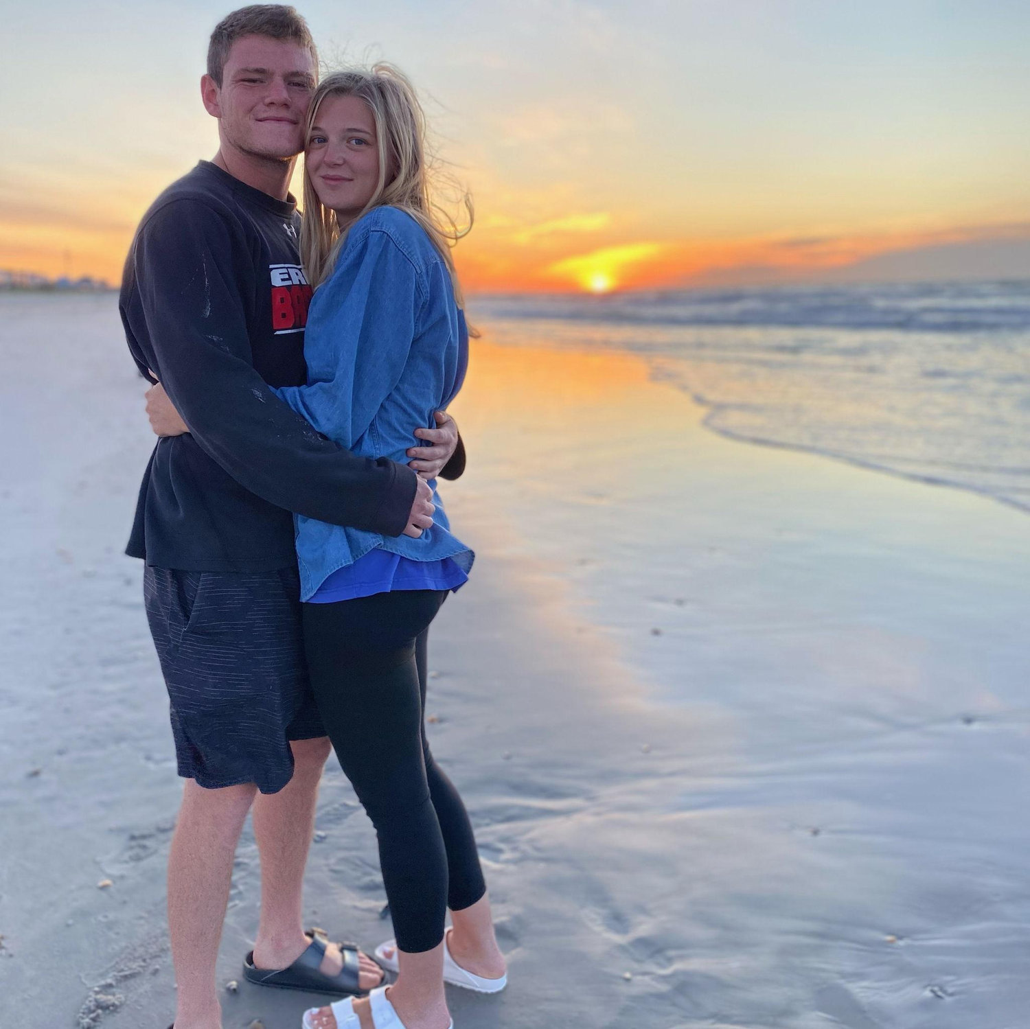 First beach trip together in 2021
