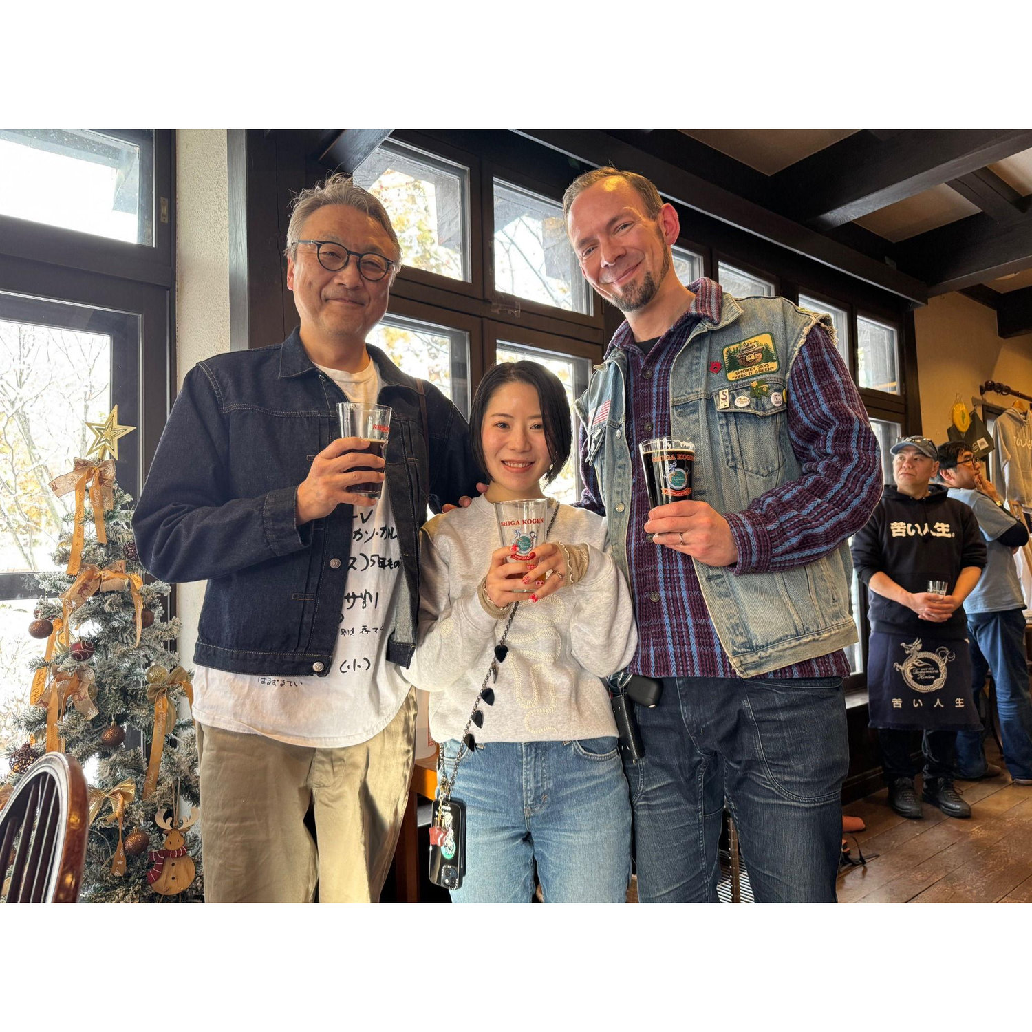With Eigo Sato of Shiga Kogen Beer in Nagano